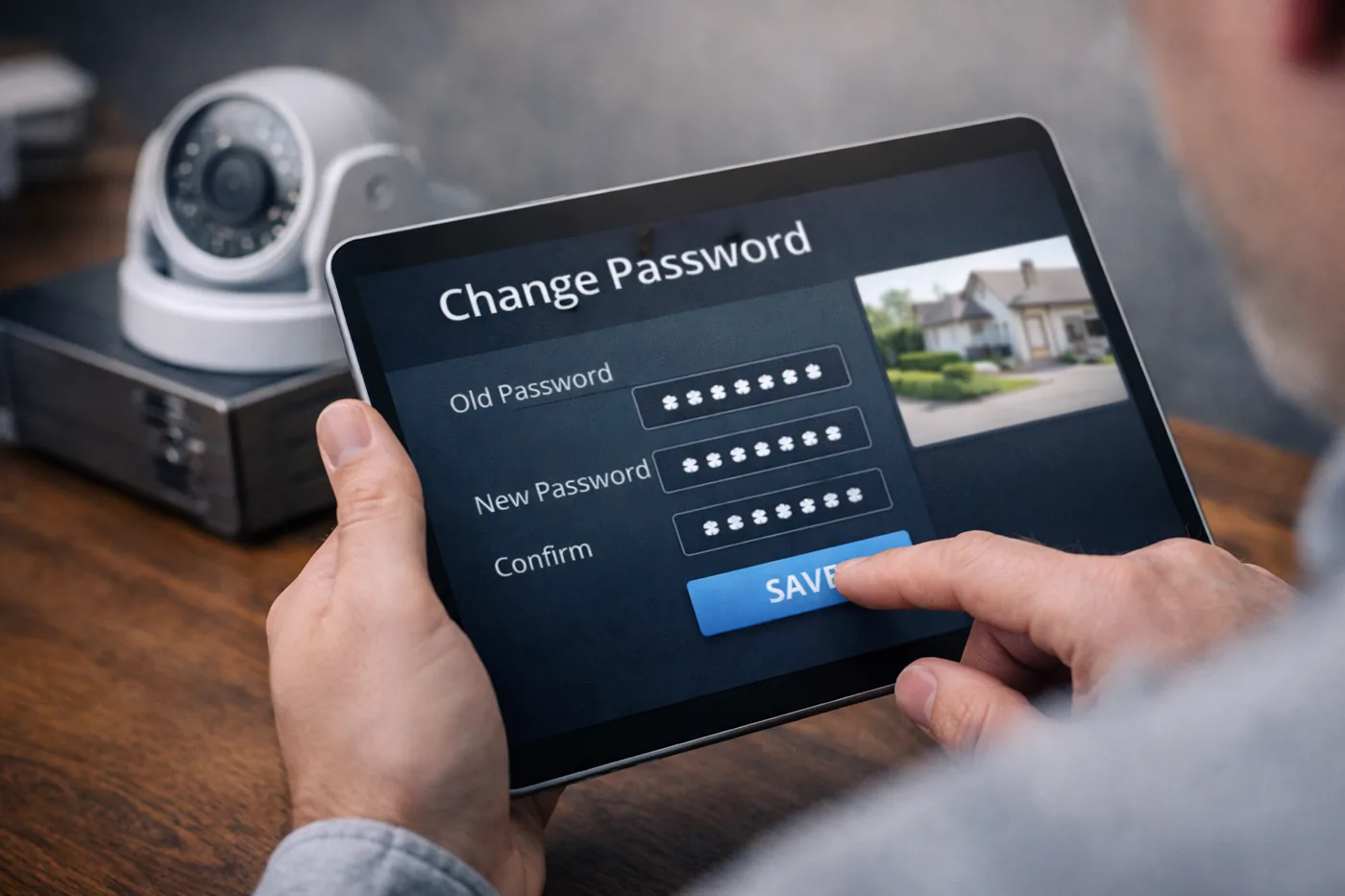 Смена пароля в системе видеонаблюдения