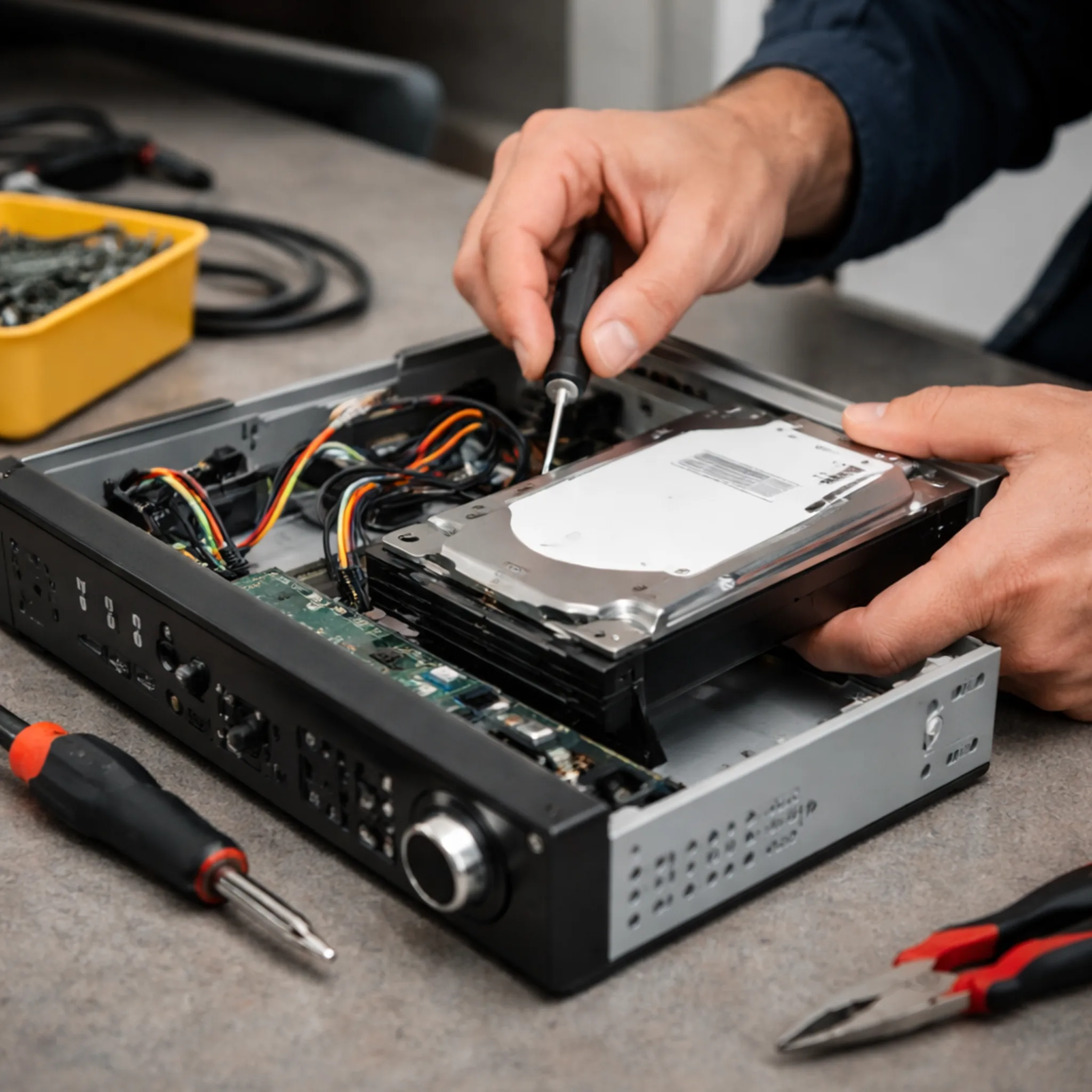 Замена жёсткого диска в видеорегистраторе