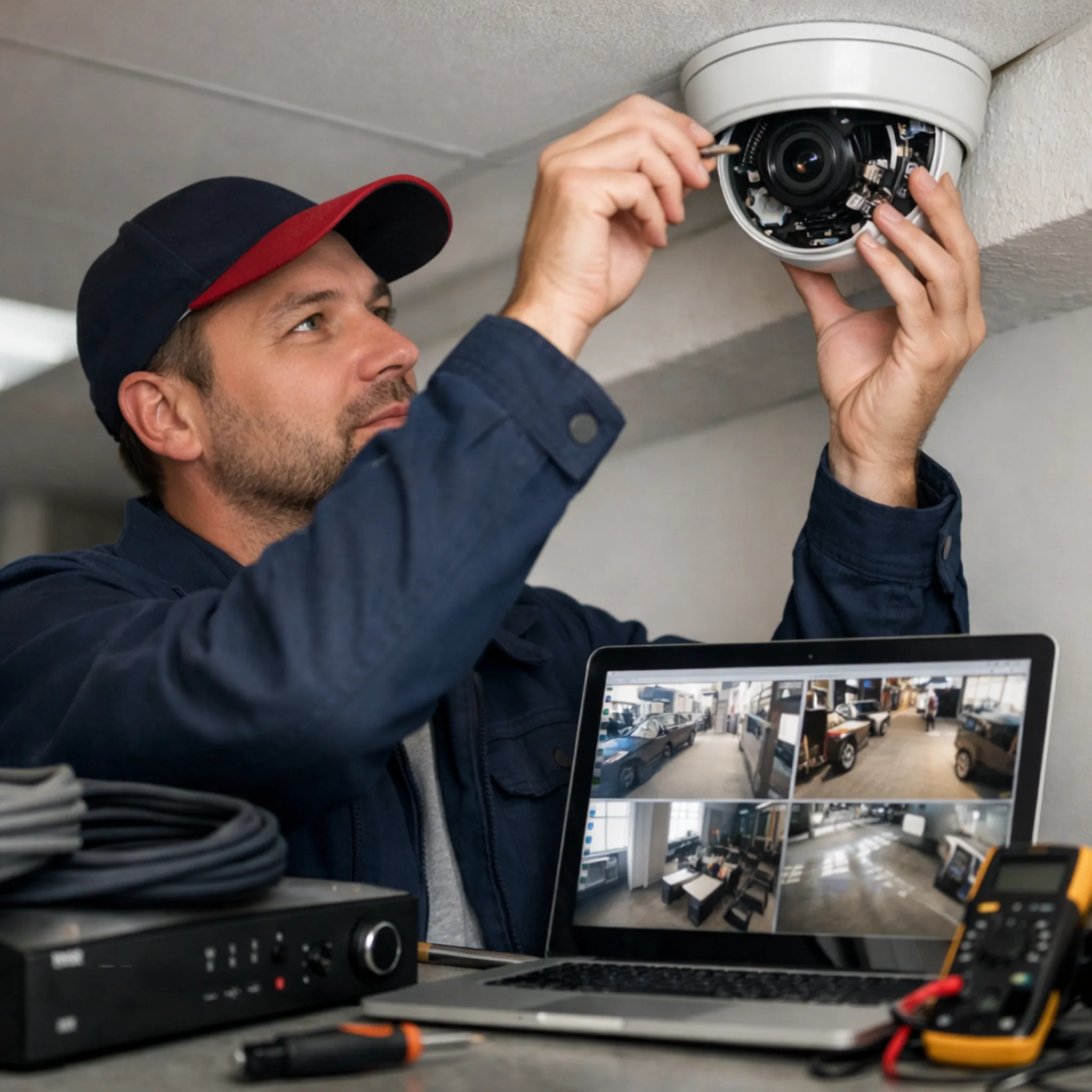 Ремонт и диагностика видеонаблюдения — мастер